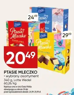 Chata Polska Ptasie mleczko Lotte Wedel oferta