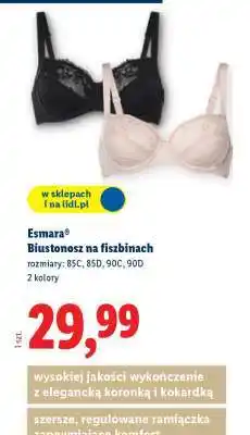 Lidl Esmara Biustonosz na fiszbinach oferta
