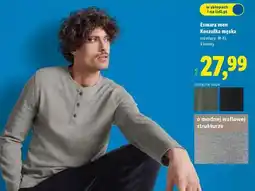 Lidl Esmara men Koszulka męska oferta