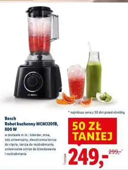 Lidl Bosch Robot kuchenny MCM3201B, 800 W oferta