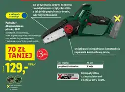Lidl PARKSIDE Akumulatorowa pilarka 20 V oferta