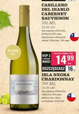 Biedronka ISLA NEGRA CHARDONNAY oferta
