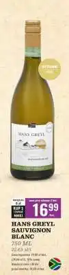 Biedronka HANS GREYL SAUVIGNON BLANC oferta