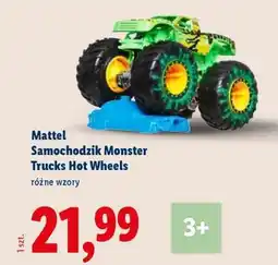 Lidl Mattel Samochodzik Monster Trucks Hot Wheels oferta