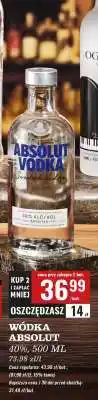 Biedronka Wódka Absolut oferta