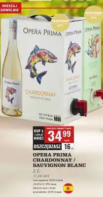 Biedronka OPERA PRIMA CHARDONNAY / SAUVIGNON BLANC 3 L oferta