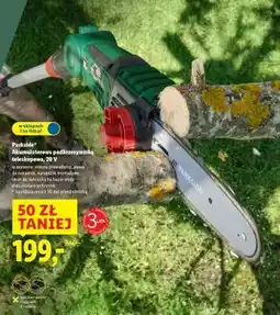 Lidl Parkside Akumulatorowa podkrzesywarka teleskopowa, 20V oferta