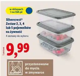 Lidl SILVERCREST Zestaw pojemników na żywność oferta