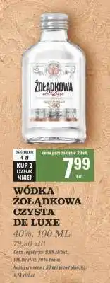 Biedronka Wódka Żołądkowa Czysta De Luxe oferta