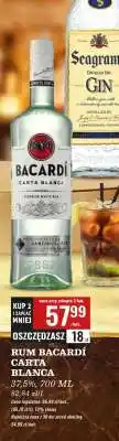 Biedronka RUM BACARDI CARTA BIANCA oferta