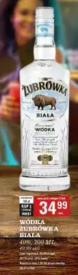 Biedronka Wódka Żubrówka Biała oferta