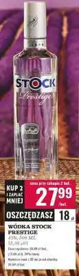 Biedronka Wódka Stock Prestige oferta