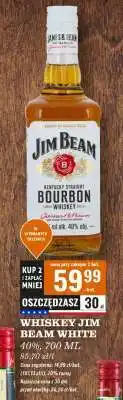 Biedronka WHISKEY JIM BEAM WHITE 40%, 700 ML oferta