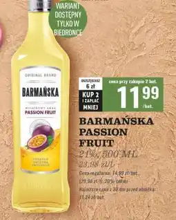 Biedronka BARMAŃSKA PASSION FRUIT oferta