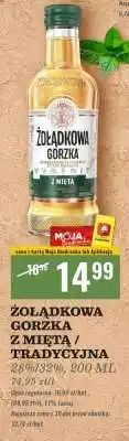 Biedronka ŻOŁĄDKOWA GORZKA Z MIĘTĄ / TRADYCYJNA oferta