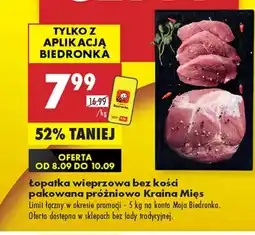 Biedronka Łopatka bez kości Biedronka oferta