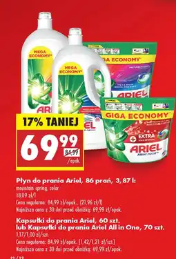 Biedronka Płyn do prania Ariel oferta