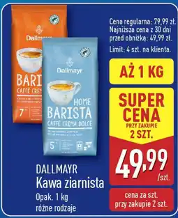 ALDI DALLMAYR Kawa ziarnista oferta
