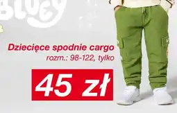 KiK Dziecięce spodnie cargo oferta