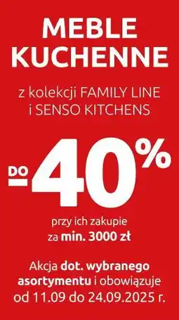 Black Red White Meble kuchenne Family Line i Senso Kitchens do -40% oferta