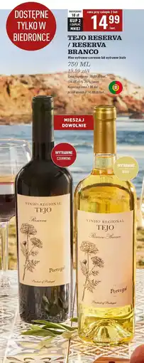 Biedronka Wino Tejo Reserva oferta