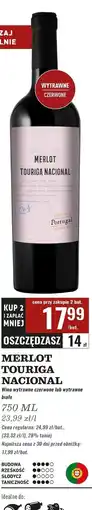 Biedronka Wino Tourigal Nacional Merlot oferta