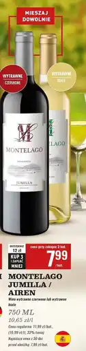 Biedronka Wino wytrawne Montelago Dop Jumilla oferta