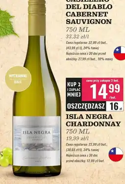 Biedronka Wino Isla Negra Chardonnay oferta