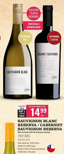 Biedronka Wino Cabernet Sauvignon Reserva oferta