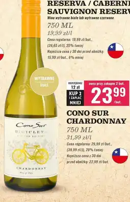 Biedronka Wino Cono Sur Bicicleta Chardonnay oferta