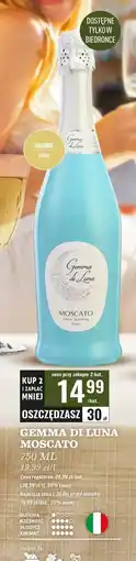 Biedronka Wino Gemma Di Luna Moscato oferta