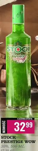 Biedronka Wódka Stock Prestige Wow oferta