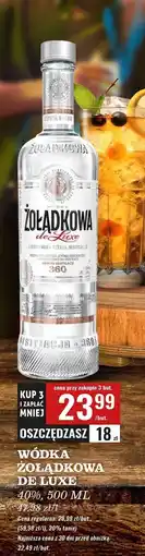 Biedronka Wódka Żołądkowa Gorzka De Luxe oferta