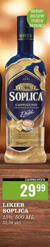 Biedronka Likier cappuccino z białą czekoladą 15% Soplica E. Wedel oferta