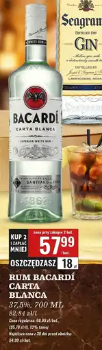 Biedronka Rum Bacardi Carta Blanca oferta