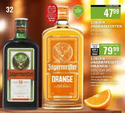 Biedronka Likier orange Jagermeister oferta
