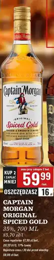 Biedronka Rum Captain Morgan Spiced Gold oferta