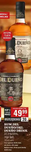 Biedronka Rum dark Del Dueno oferta