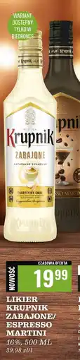 Biedronka Likier Krupnik Espresso oferta