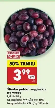 Biedronka Śliwka węgierka polska oferta