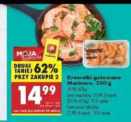 Biedronka Krewetki białe gotowane Marinero oferta