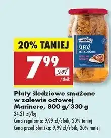 Biedronka Śledzie w zalewie octowej Marinero oferta