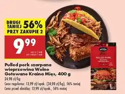 Biedronka Pulled pork wolno gotowane Kraina Mięs oferta