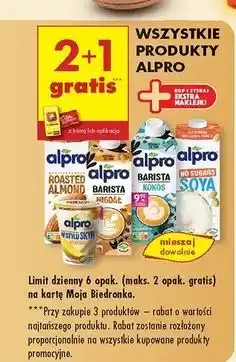 Biedronka Napój kokosowy Alpro Barista oferta