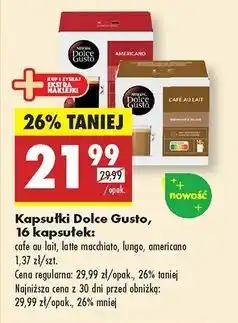 Biedronka Kawa americano Nescafe Dolce Gusto oferta