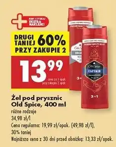Biedronka Żel pod prysznic Old Spice Captain oferta