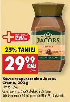 Biedronka Kawa Jacobs Crema oferta