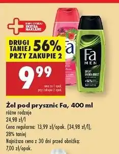 Biedronka Żel pod prysznic Fa Fiji Dream oferta