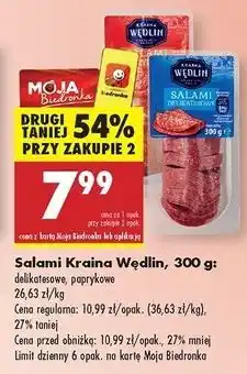 Biedronka Salami paprykowe Kraina Wędlin oferta