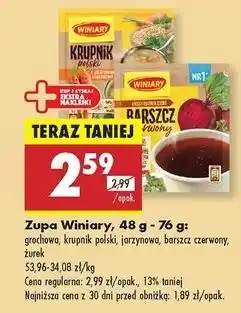 Biedronka Żurek Winiary oferta